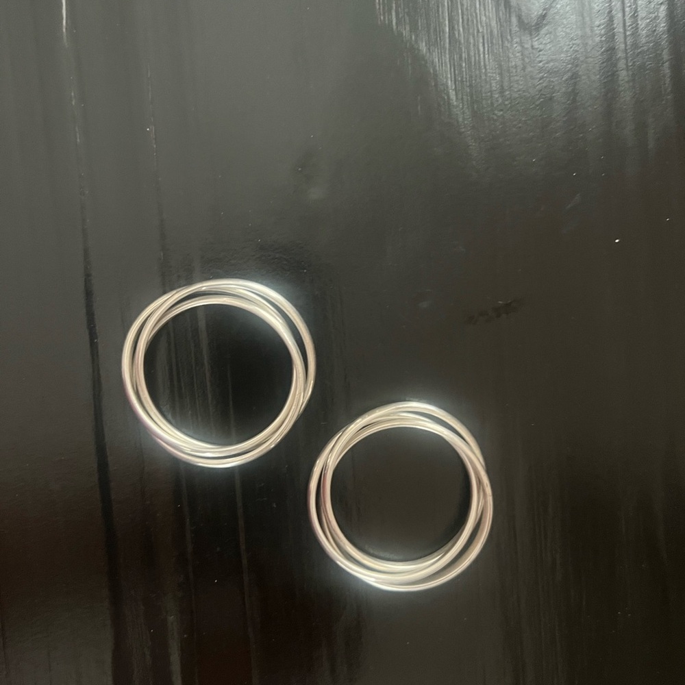 Cartier sterling silver napkin rings - Picture 4 of 4